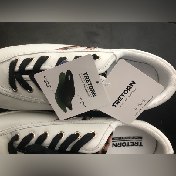 NWT Tretorn Nylite Plus Leather Sneakers size 8.5 - Picture 2 of 8